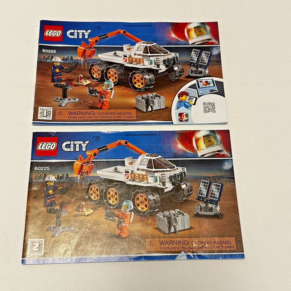 Lego City 60225 Rover Testing‎ Drive Instruction Booklet 1 & 2 - Manual Only